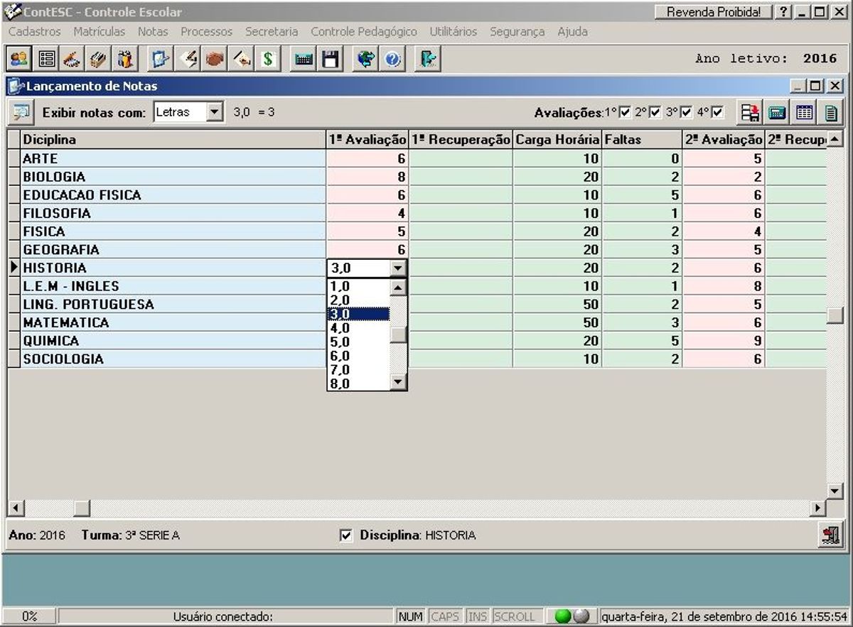 ContESC - Controle Escolar + Controle De Mensalidades por 1 Ano - Imagem 4